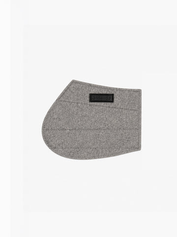 Gray felt saddle pad insert with stitched sections for enhanced comfort and saddle balance.