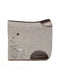Premium grey wool felt saddle pad featuring horse-friendly design and dark brown leather patches