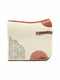 Horse saddle pad by STERZING, natural white, dressage style, with secure side straps.