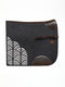 Premium STERZING Islandic pad, anthracite with brown leather detailing, side straps fitted.