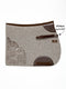 Durable STERZING horse pad, silvergrey with brown leather borders, jumping model.