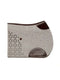 Ergonomic wool felt saddle pad with breathable cut-out design, brown calf leather trim and reinforced girth area.