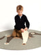Children’s play rug made of pure new wool