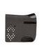 Wolkenstein grey felt pad with an adjustable black leather strap, wear strips, and breathable diamond cut-outs