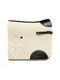 Wolkenstein cream felt pad with a black leather strap, wear strips, and breathable diamond cut-outs