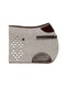 WOLKENSTEIN show jumping saddle pad in silvergrey with brown leather, side straps, perfect for active horses