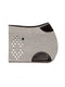 WOLKENSTEIN show jumping saddle pad in silvergrey with black leather, 51x47 cm, no straps