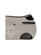 Show jumping saddle pad WOLKENSTEIN, silvergrey 8mm foam, black leather, with side straps