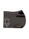 WOLKENSTEIN saddle pad anthracite with black leather and side straps, show jumping 51x47 cm